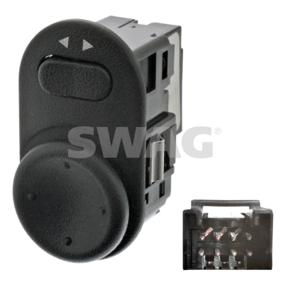 Comutator, reglarea oglinzilor exterioare 40 94 0477 SWAG